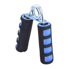 MOMISY Foam Hand Grip Strengthener/Training/Hand Exercise/Hand Gripper/Forearm Exerciser for Finger Exercise/Gym Workout Equipment to Use in Home and Gym for Men/Women (Blue)