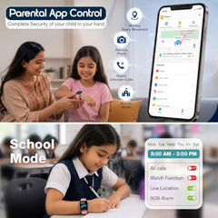 sekyo Neo Fit -India's 1st AI Smart Watch for Kids | AI Learning Assistant, 4G Video Call, GPS, Health & Activity Tracker, Smart Habit Reminder| Edu-Games, Step Count, Camera, Parent Control App