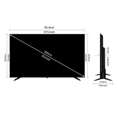 Lumio Vision 7 109 cm (43 inches) 4K Ultra-HD Smart QLED TV FTW1-ADSG