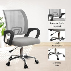 Casa Haus Italia Premium Leatherette Office Chair for Work | Boss Chair, Ergonomic Executive, Luxurious Cushioned Arms & Seat, 2 Point Back Massager, Heavy Duty Metal Base (Burgundy)