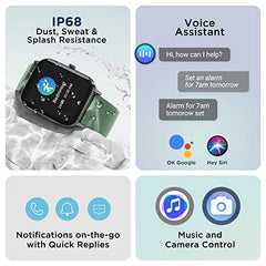 boAt Ultima Regal w/ 2.01”(5.10 cm) Crystal-Clear AMOLED Display, 1000 NITS Brightness,Premium Metal Body, Functional Crown, 100+ Sports Modes, Fitness Smart Watch for Men & Women (Steel Black)