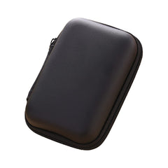 SYGA Headphone Storage Bag Mobile Phone Data Cable Charger Storage Box Headphone Bag Digital Storage(Black)