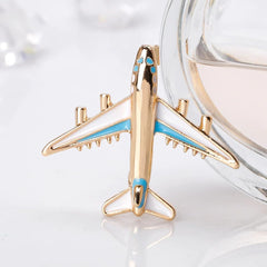 SYGA Brooch Pin Fashion Crystal Rhinestone Jewellery Pin Vintage Clothing Accessories Decoration Aircraft Fashion Brooches for Women- S62