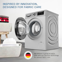 Bosch 10.5/6 KG Inverter Fully Automatic Front Load Washer Dryer (WNA2E4U1IN, 1400 RPM, 14 Wash Programs, LED touch display, Wash & Dry in 60 Mins, Cast Iron Grey)