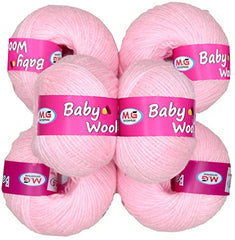 M.G ENTERPRISE MG Baby MelonKnitting Wool 200 Wool Thread for Crochet & DIY Craft Projects