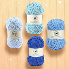 NESTNHAVEN , Plush & Cuddly Sets 2.0 , Chenille Yarn Supersoft Hand Knitting Wool Ball, set of 4 , 400 grams (1 Ball/100 Gram Each) Suitable for Craft, Babywear, Toys , Baby Blankets , 5 Bulky, Shades - NNHS 2.0 (Set 26 baby Pink , lilac , hot pink…
