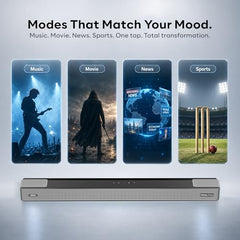 GOVO GoSurround 1000 Pro, 5.2.4 Channel, 800W Soundbar with True Dolby Atmos®, 6.5” Dual Subwoofer, Wireless Rear Satellites, HDMI/Optical/AUX/USB/Bluetooth, 3 EQ Modes, LED Display – Platinum Silver