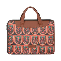 Tabelito Laptop Sleeve Bag 13" to 15.6 inch for Women Jute and Vegan Leather Office Everyday Handbags