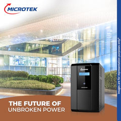 Microtek Jumbo UPS JM SW 5500+/48V Pure Sine Wave Inverter, 5.2KVA/4160W, DSC Technology, Home/Office/Shop Use, Compatible with Lithium-Ion, Tubular, Flat Plate & SMF Batteries, 3-Year Warranty