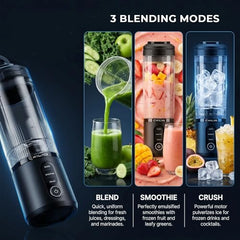 Kilig Vortex Blitz Portable Blender, Sip-Ready Jar Design, 470ml BPA-Free, USB-C Rechargeable, 3 Modes (Blend, Smoothie, Crush), 6 Blade system