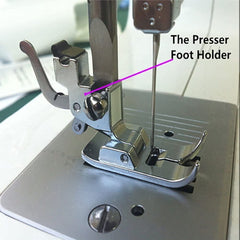 SYGA Presser Foot Adapter Holder Replacement Multifuctional Foot Bracket for Low Shank Sewing Machine for All Industrial Sewing Machines Foot Holder Household Electric Sewing Machine Presser Foot