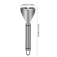 MOMISY Stainless Steel Corn Peeler, Stripper, Remover, Cutter, Vegetable and Fruit Peeler, Corn Threshing Peeler (SS 304, 18.8 cm)