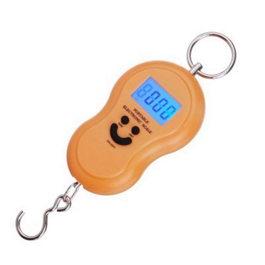 SYGA Hanging Scale Digital Scale Backlight Fishing Pocket Weight Scale Luggage Scales up to 50 kg(Random Color)