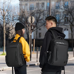 Arctic Hunter Backpack for Men Women 21L Stylish 15.6" Laptop Bag One-Day-Use Capacity Casual Laptop Backpack Multi-pockets Water-resistant Lightweight Padded Backpack for Office College,Black