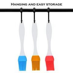 SYGA 2 Pcs Silicone Pastry Brush for Cake Cooking, Baking, Glazing (Multicolor)