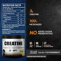 AS-IT-IS ATOM Creatine Monohydrate 100g - 32 Servings |Blue Razz Flavour