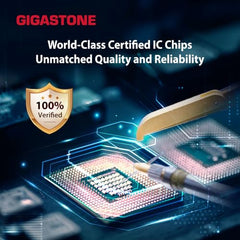 【DDR5 RAM】 GIGASTONE Game PRO 128GB Kit (4x32GB) DDR5 6400MHz PC5-51200 CL40-40-40-84 Intel XMP 3.0 AMD Expo 1.35v UDIMM 288 Pin Unbuffered Non ECC High Performance Gaming Desktop Memory – Black