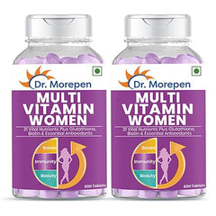 Dr. Morepen Multivitamin Tabs For Women | Energy & Immunity Booster Supplement | 60 Tabs Pack Of 2