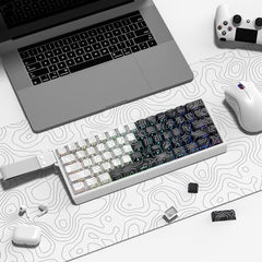 dagaladoo Cute PBT keycaps,Coffee Cat, XDA Profile Keyboard Keycaps