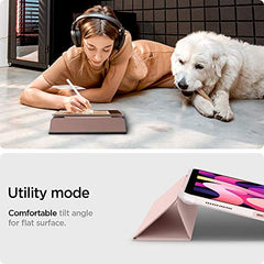 Spigen Flip case for iPad Air 11 inch M4 (2026), iPad Air 11 inch M3/M2 (2025-2024), 10.9 inch 5th/4th Gen (2022/2020), Trifold, Pencil Holder, Full Cover(Liquid Air Folio) - Black