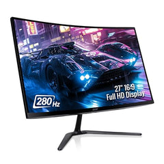 acer ED270 Z 27 Inch Full HD 1500 R Curved Gaming Backlit LED LCD Monitor I 1MS VRB, 280Hz Refresh Rate I AMD Freesync Premium I HDR10 I 2 x HDMI(2.0) 1 x DP(1.4), Audio Out I 2W x 2 Speakers I Black