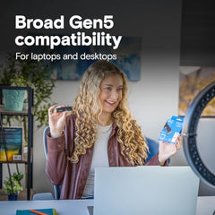 Crucial® P510 2TB PCIe Gen5 NVMe™ 2280 M.2 SSD