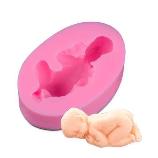 SYGA Baby Infant Silicone Cake Molds Cake Decorating Jelly Mold Fondant Chocolate Sugar Mould Handmade Soap Molds Baking Tools_Pack of 1