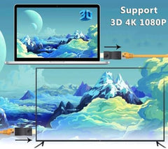 Znoogrn 4K HDMI to RJ45 Extender, HDMI Extender Over Ethernet Cat 6/7/ 8 Cable, Hdmi Repeater to RJ45 Network Converter for HDTV STB DVD PS4, Support Audio Video 1080P UP to 98FT/30m