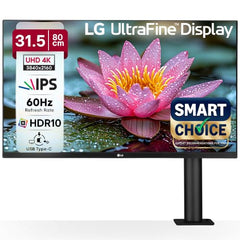 LG 32UR500K-B Ultrafine 32-inch 4K UHD (3840x2160) Computer Monitor HDR10 Built-in Speaker x2 OnScreen Control Reader Mode Flicker Safe Borderless Design HDMIx2 DisplayPort Black