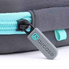 AirCase 2.5 Inch External Hard Drive Case with Shockproof EVA Hardshell & Soft Lining | Travel Organizer Pouch with Mesh Pocket, Zipper Closure for HDD/SSD, Earphones, Cable, Charger & Gadgets(Black)