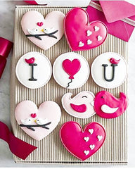 SYGA Heart Shape Cookie Cutter Set 5 Pieces Set Mold for Biscuit Sandwich Cut