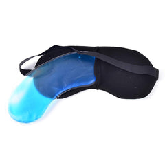 SYGA I Love You Kitty White Cartoon Gel Ice Sleep Eye Mask Adjustable Head Strap Funny Eye Mask for Sleeping
