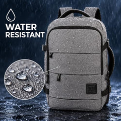 Impulse CommuterElite 40L Unisex Water Resistant Travel Laptop Backpack with USB Charging Port/Office Bag/School Bag/College Bag/Business Bag Fits Up to 16 Inch Laptop (Grey)