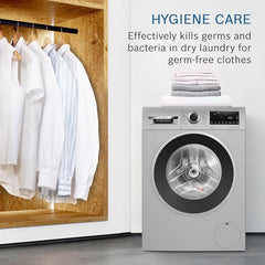 Bosch 10.5/6 KG Inverter Fully Automatic Front Load Washer Dryer (WNA2E4U1IN, 1400 RPM, 14 Wash Programs, LED touch display, Wash & Dry in 60 Mins, Cast Iron Grey)