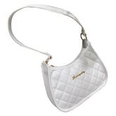 SYGA Women's Embroidered Armpit Handbags Fashion White Versatile Shoulder Bag