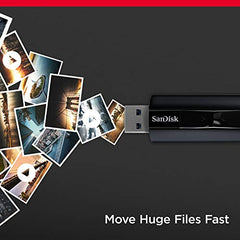SANDISK Extreme Pro 1TB, USB 3.2, Solid State Flash Drive, Upto 420MB/s Read & 380MB/s Write (SDCZ880-1T00-G46)