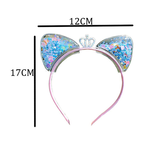 SYGA Baby Headband Pink Bow Plastic Hairband, Newborns, Infants, Toddlers and Kids 1-5 Year(Blue Star + Shell (F10))