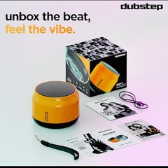Dubstep Pop 600 Wireless Speaker, 15 Hrs Playtime, 52mm Driver, TWS Pairing, 6W Output Bluetooth Speakers (Grey)