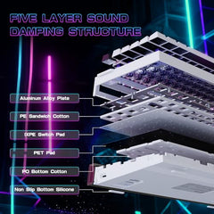 ATTACK SHARK R85 HE Hall Effect Gaming Keyboard, 75% Rapid Trigger, 8KHz