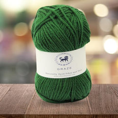 Nestnhaven Acrowools Graze Hand Knitting and Crochet Yarn. Pack of 1 Ball - 100gms. Shade no - NNHG001 (Berry Purple)