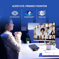 Acer SA272 P1 27 Inch Full HD IPS Ultra Slim (7.2mm Thick) Backlit LED Monitor I Zero Frame I 144Hz Refresh I 1 MS VRB I AMD FreeSync I 1xHDMI 1xVGA I Speakers I Eye Care I Eco Display