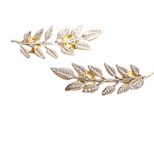 SYGA Leaf Brooch For Men And Women Brooch Pin For Shirts, Sweaters, Collar Pins, Collar Buttons(Silver)