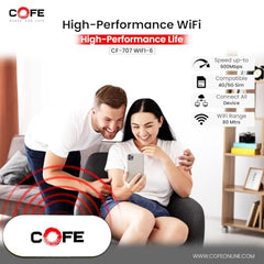 COFE CF-4G707WF 4G SIM WiFi Router | All SIM Support | No Configuration | DVR/CCTV/IP Camera Compatible