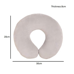 SYGA Grey Travel Pillow Memory Foam Pillow U Shaped Neck Pillow, Airplane Pillow