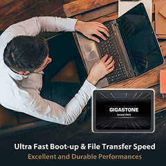 Gigastone Game Pro 5-Pack 256GB SSD SATA III 6Gb/s. 3D NAND 2.5" Internal Solid State Drive, Read up to 510MB/s. Compatible with PS4, PC, Desktop and Laptop, 2.5 inch 7mm (0.28”)