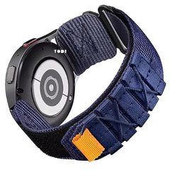 YODI 22mm New Rugged Velcro Nylon Strap Band Compatible with Amazfit GTR 2, GTR 2e, GTR 47MM / Noise Fit Endure, Fit Evolve, Active Smartwatch Bands (ORANGE)