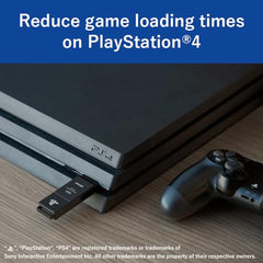 BUFFALO External SSD 1.0TB - Officially Licensed Product, Compatible with PS5 Consoles / PS4 Consoles - USB3.2 Gen2 Type A Compact Stick SSD SAO1.0U3B