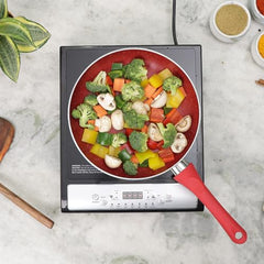 Wonderchef Easy Cook Infrared Cooktop | 2200 Watt Induction Cooktop | LED Digital Panel | Smart Touch Buttons | 2 Year Warranty