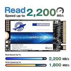 Dogfish 256GB SSD for MacBook Air A1369 A1370, Solid State Drive Capacity Upgrade for 2010 2011 MacBook Air A1370(EMC 2393/2471), A1369(EMC 2392/2469) (OS Pre-Installed)