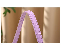 SYGA Women's Purple Handbags Crocodile Pattern Bag Ladies Shoulder Bag